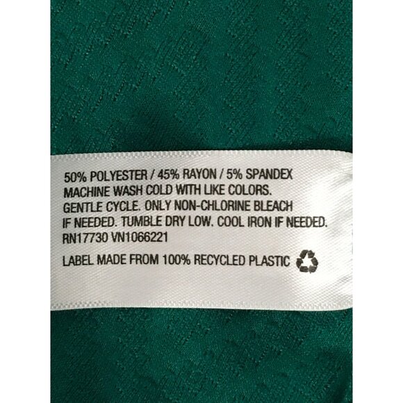 Mossimo Supply Co Teal Chevron Sleeveless Womens Dress XL Teal Chevron Sleeveles - Picture 12 of 13